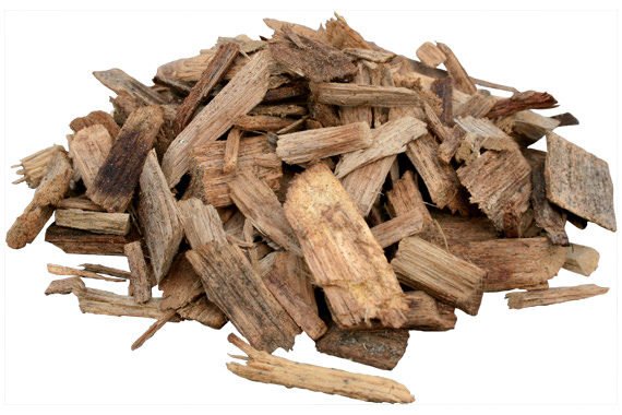 mulch plaquettes chene