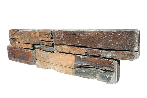 Parement mural aquistone multicolore