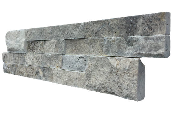 parement travertin gris