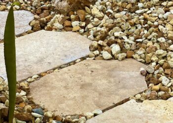 Pas japonais Travertin