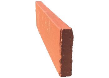 Plaquette rouge lisse