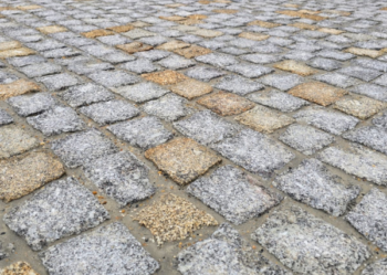 Pavés Granit gris/beige mélangés